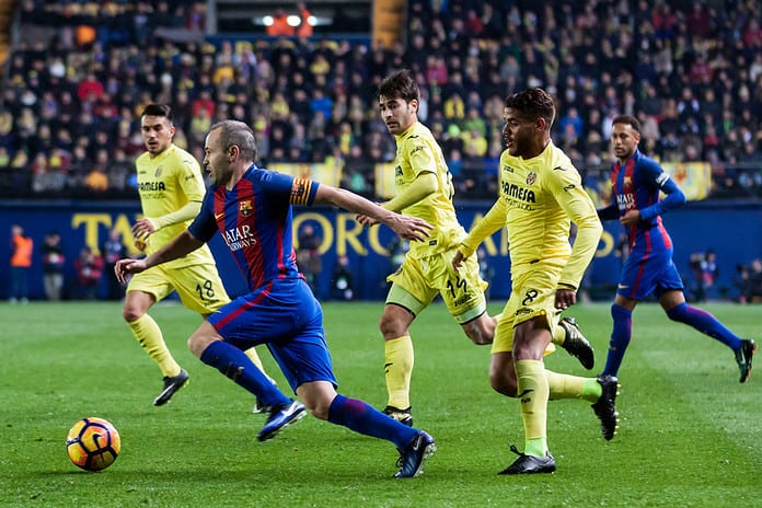 Andrés Iniesta Villarreal CF vs FC Barcelona